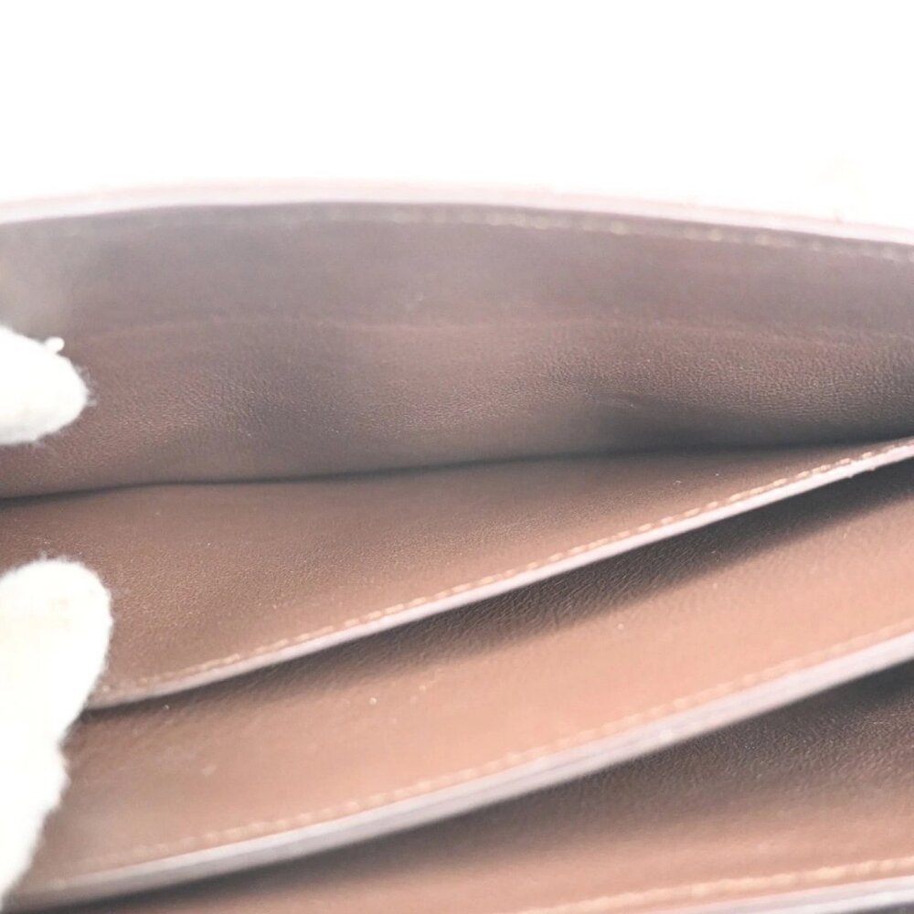 CELINE C Logo Chain Shoulder Hand Bag Quilted Leather Brown GHW Italy 57RL830 - Picture 11 of 16